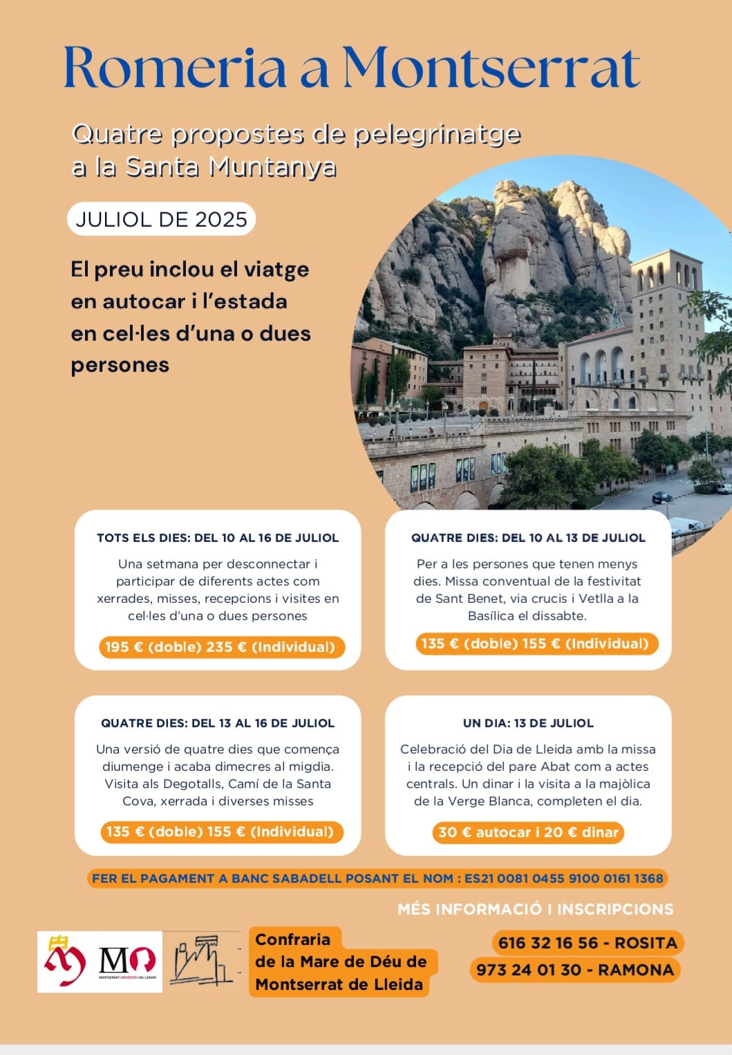 Romiatge 2025 a Montserrat